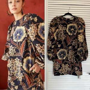 Ulla Johnson Claudine midnight mini dress